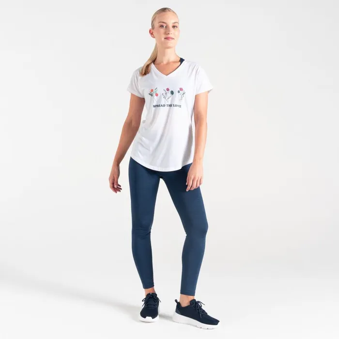 Calm TShirt White Women Dare 2b Graphic TShirts