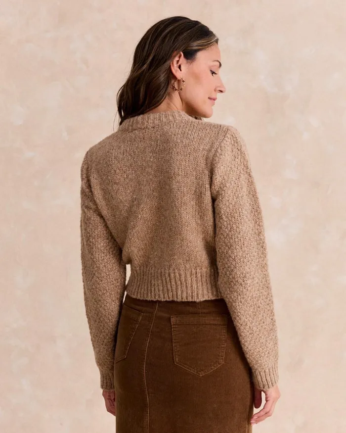 Cardigan Knitted Cloe Camel Women Polin Et Moi Cardigans And Sweaters Cardigan Knitted Cloe Camel Women Polin Et Moi Cardigans And Sweaters