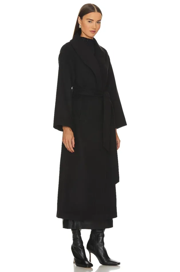 Carla Coat Coal Black Women Lovers Friends Jackets and Coats Carla Coat Coal Black Women Lovers Friends Jackets and Coats