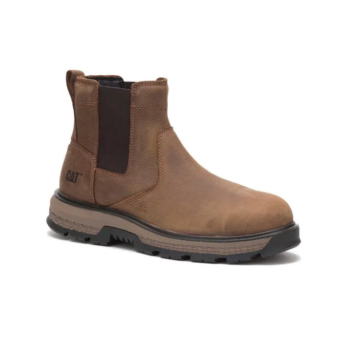 Cat Footwear Exposition Chelsea Alloy Toe Work Boot Men Boots