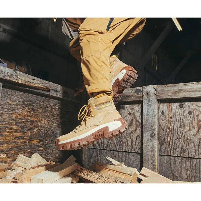 Cat Footwear Invader Hi Steel Toe Work Boot Men Boots