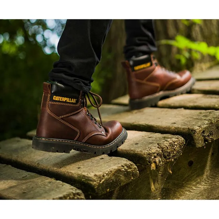 Cat Footwear Second Shift Steel Toe Work Boot Men Boots