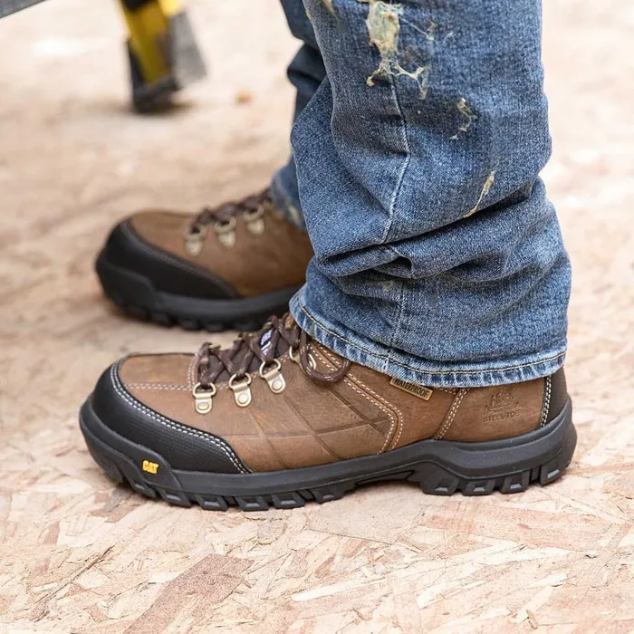 Cat Footwear Threshold Waterproof Steel Toe Work Boot Men Boots