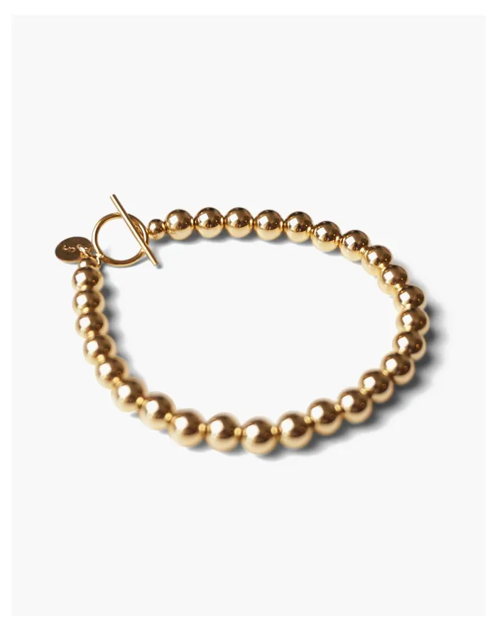 Charlotte Cauwe Studio Bead Bracelet In Gold Gold Women Madewell Bracelets