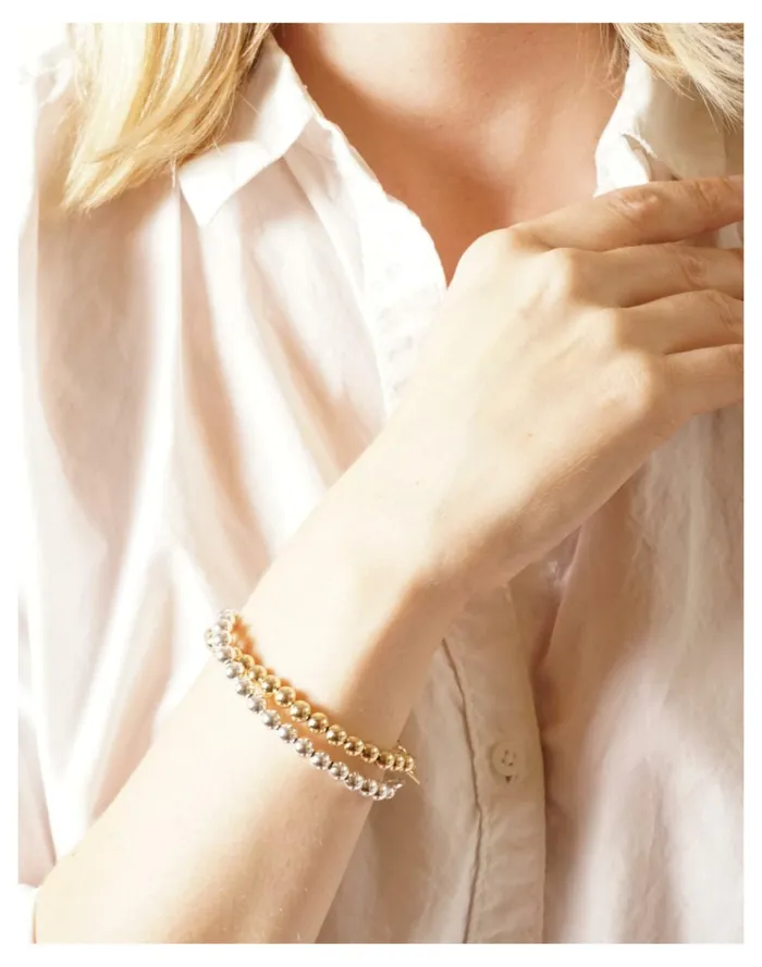 Charlotte Cauwe Studio Bead Bracelet In Gold Gold Women Madewell Bracelets