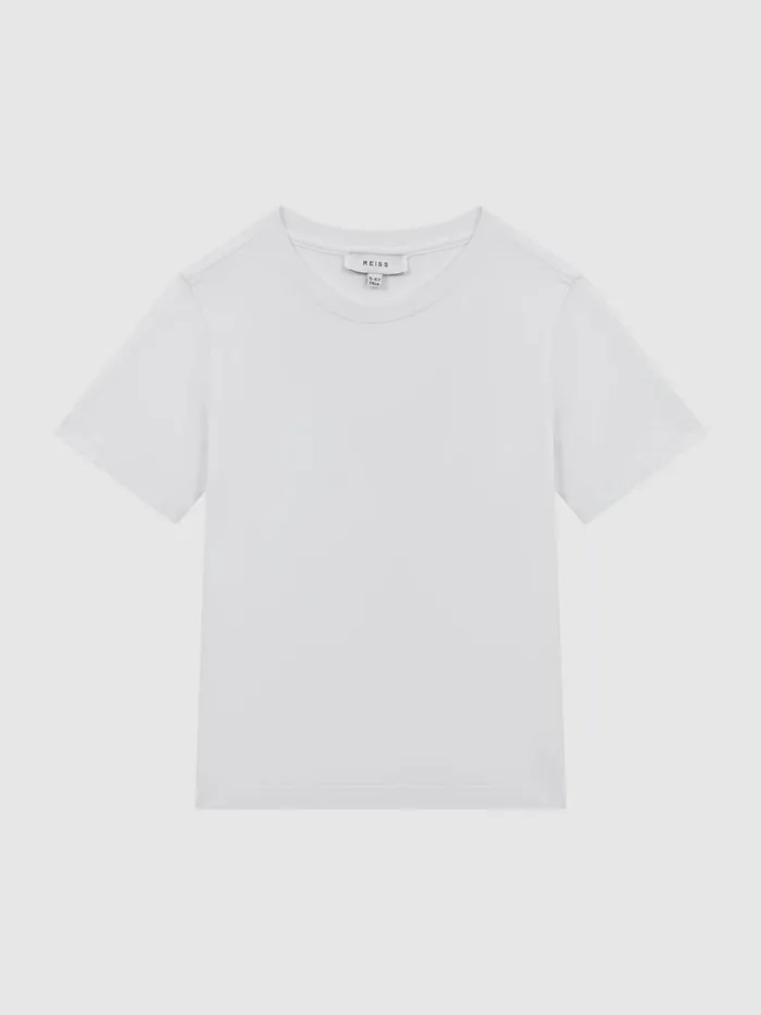 Children Bless Crew Neck TShirt White Reiss TShirts