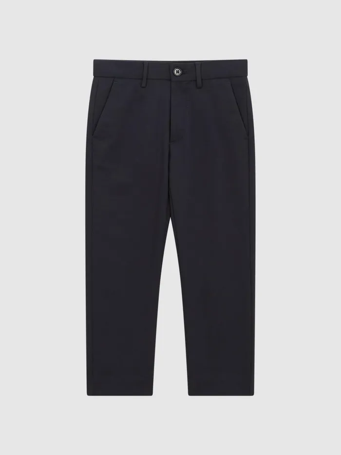 Children Eastbury Slim Fit Chinos Navy Reiss Trousers