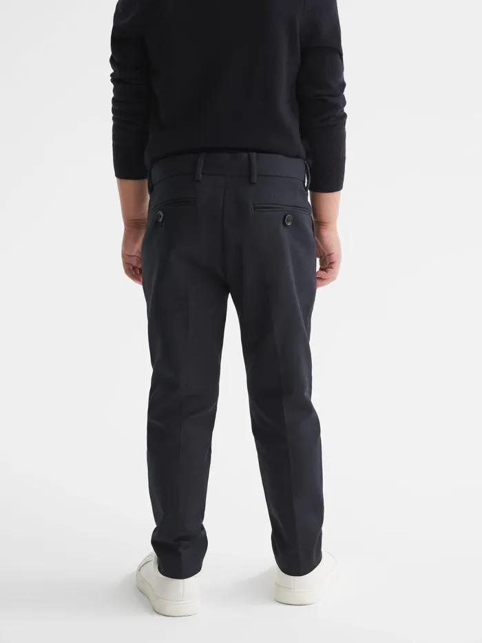 Children Eastbury Slim Fit Chinos Navy Reiss Trousers