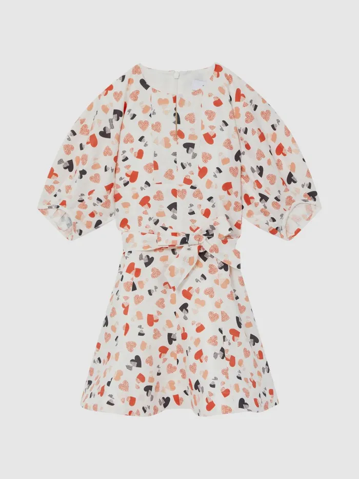 Children Freeda Linen Dress Ivory Reiss Dresses and Jumpsuits