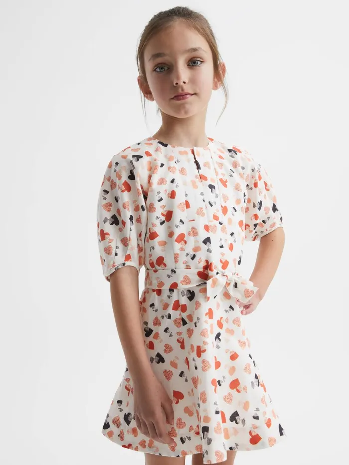 Children Freeda Linen Dress Ivory Reiss Dresses and Jumpsuits
