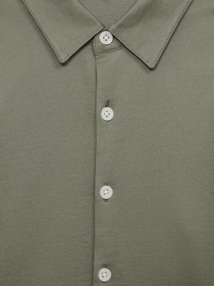 Children Hendon Cotton Shirt Sage Reiss Shirts