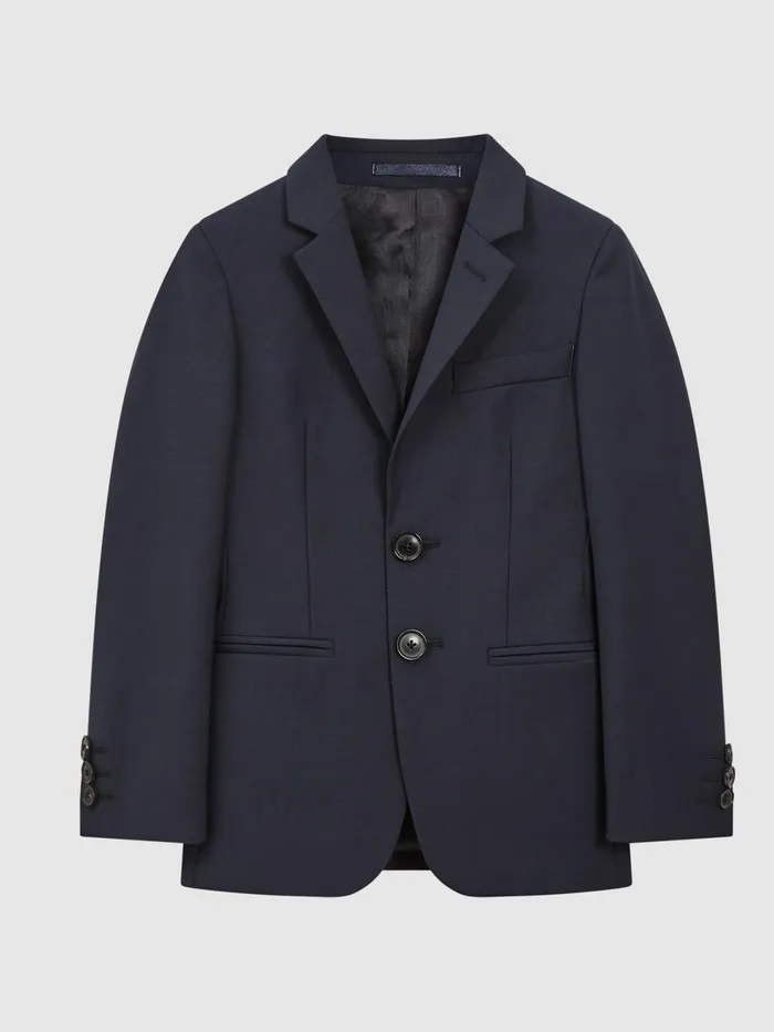 Children Hope Modern Fit Mixer Blazer Navy Reiss Coats and Jackets