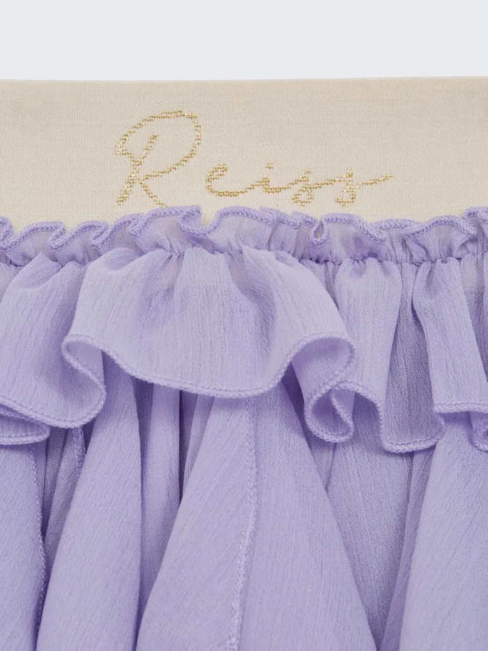 Children Lola Ruffle Tulle Skirt Lilac Reiss Skirts