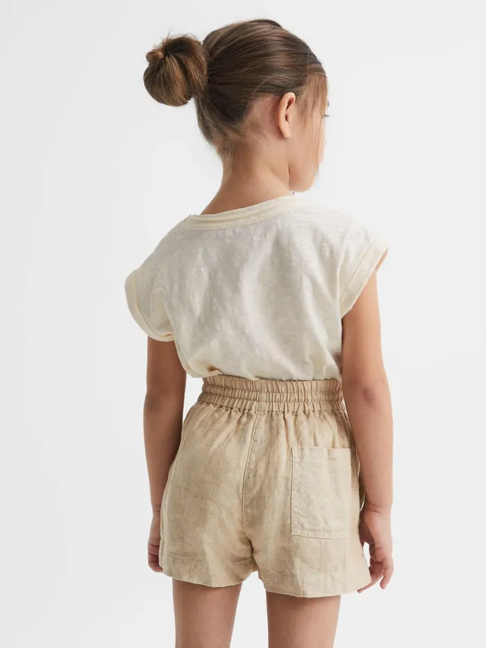 Children Tabby Embellished TShirt Off White Reiss Tops and Tshirts