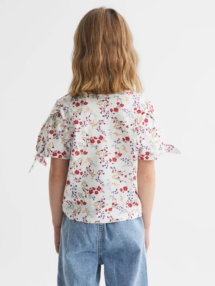 Children Tally Printed Cotton TShirt Multi Reiss Tops and Tshirts
