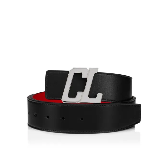 Christian Louboutin Belts Men Belt Strap Belt Strap 8211 Calf Leather 8211 Black