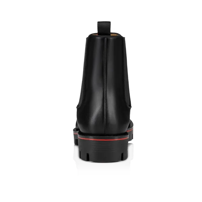 Christian Louboutin Boots Men Alpinosol Boots 8211 Smooth Calf Leather 8211 Black
