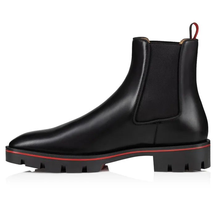 Christian Louboutin Boots Men Alpinosol Boots 8211 Smooth Calf Leather 8211 Black