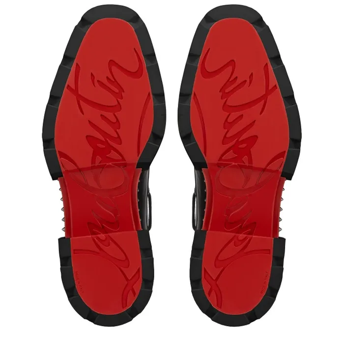 Christian Louboutin Boots Men Our Steckel Boot Boots 8211 Calf Leather And Olona Canva 8211 Black