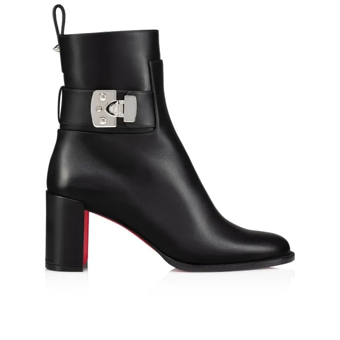 Christian Louboutin Boots Women Booty Lock 70 Mm Low Boots 8211 Calf Leather 8211 Black