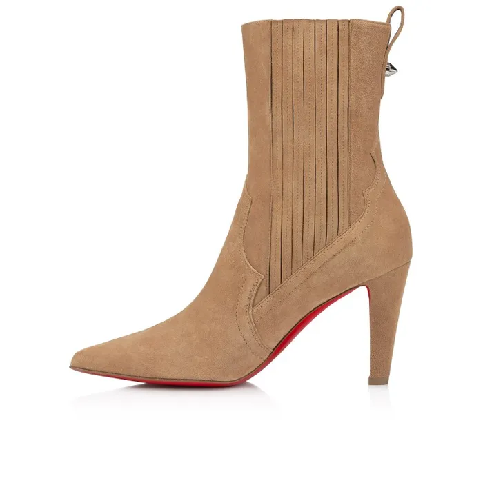 Christian Louboutin Boots Women Santigag 85 Mm Low Boots 8211 Veau Velours 8211 Lionne