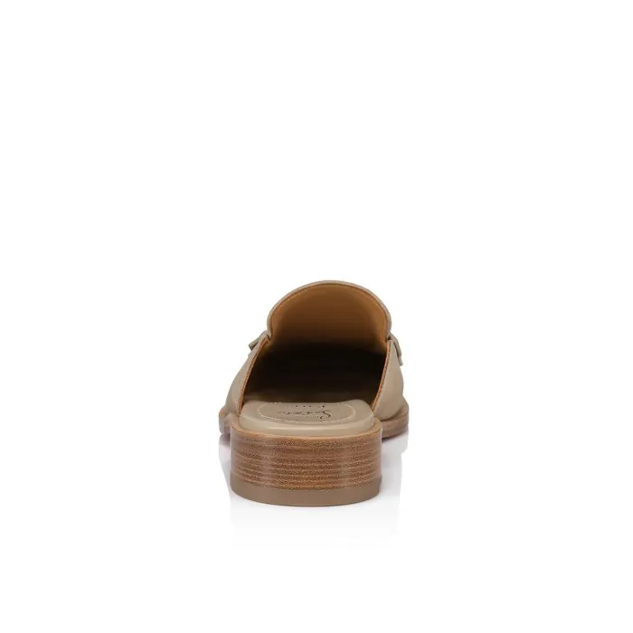 Christian Louboutin Loafers and Moccasins Men Chambeluss Mules 8211 Calf Leather 8211 Saharienne