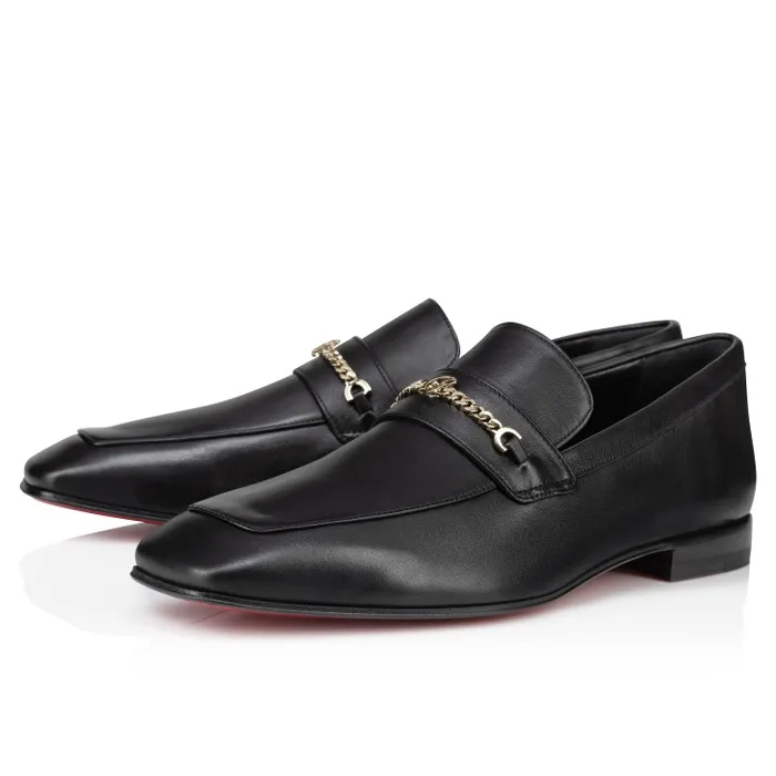 Christian Louboutin Loafers and Moccasins Men MJ Moc Loafers 8211 Calf Leather 8211 Black