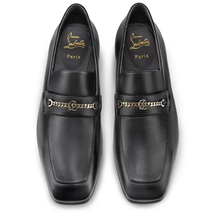 Christian Louboutin Loafers and Moccasins Men MJ Moc Loafers 8211 Calf Leather 8211 Black