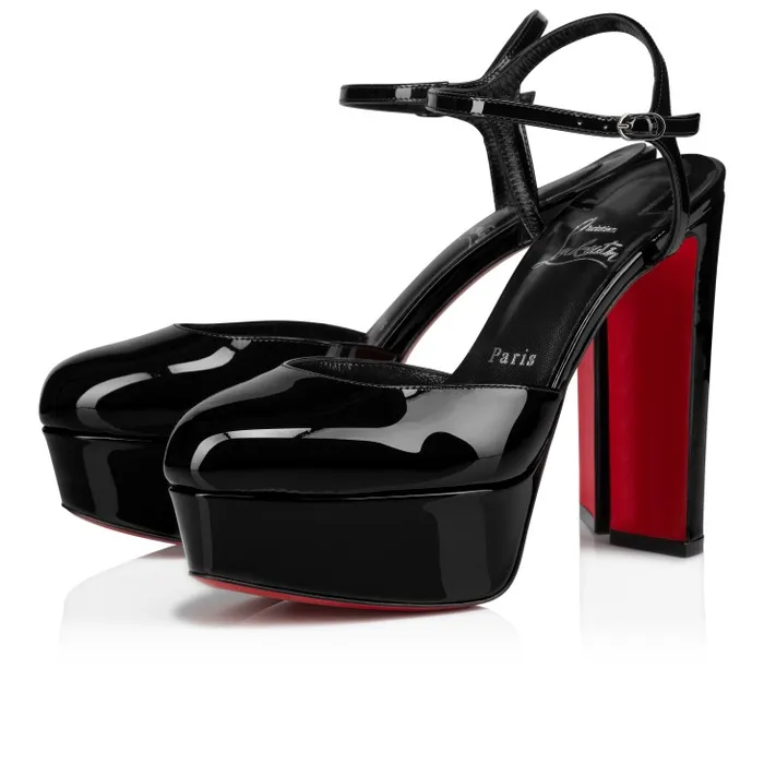 Christian Louboutin Platforms Women Loo Pump 130 Mm Pumps 8211 Patent Leather 8211 Black