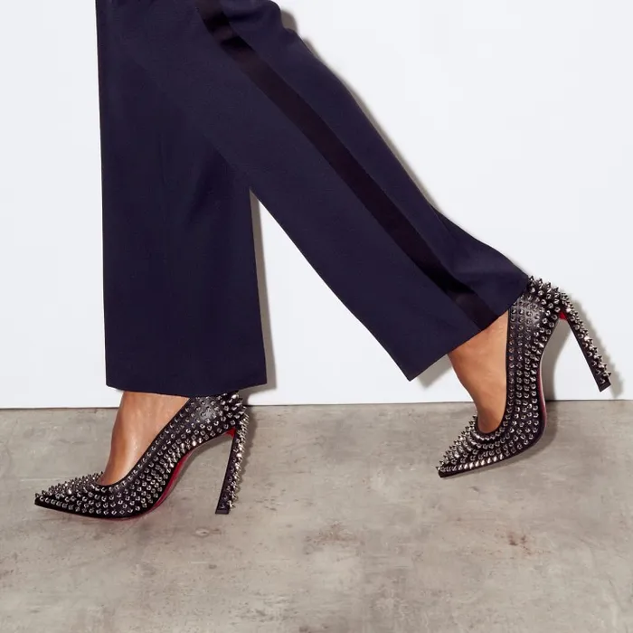 Christian Louboutin Pumps Women Condora Spikes 100 Mm Pumps 8211 Nappa Leather 8211 Black