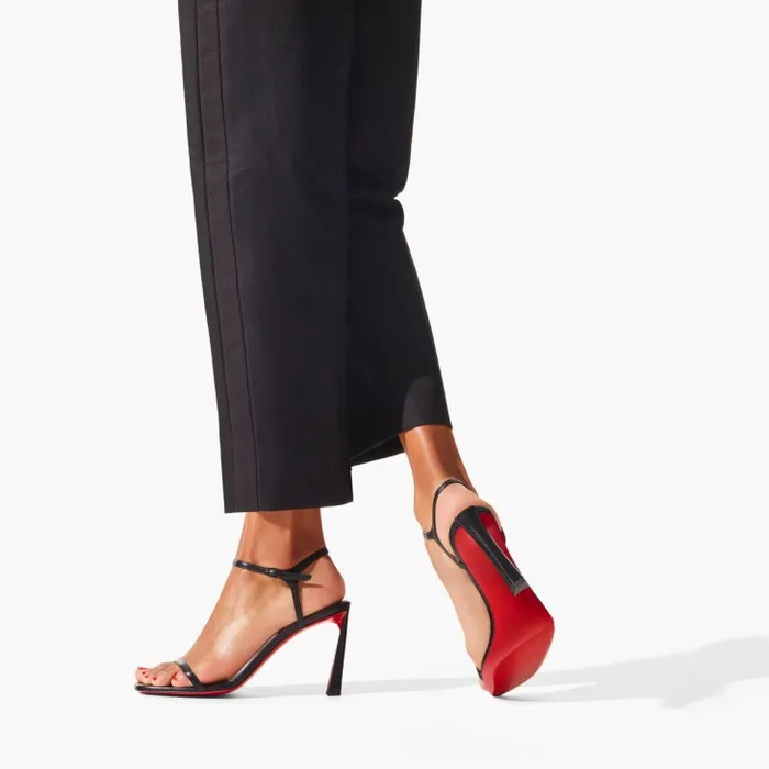 Christian Louboutin Sandals and Slides Women Condora Sandal 85 Mm Sandals 8211 Leather 8211 Black