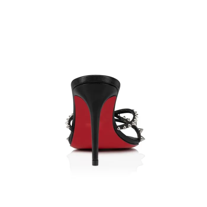 Christian Louboutin Sandals and Slides Women Tatoosh Spikes 85 Mm Mules 8211 Kid Leather And Spikes 8211 Black