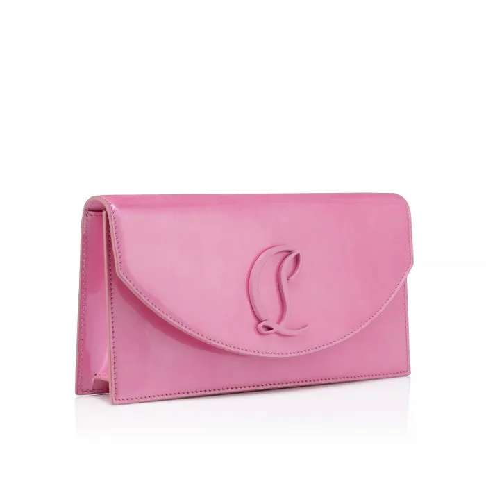 Christian Louboutin Shoulder Bags Women Loubi54 Clutch 8211 Iridescent Patent Leather 8211 Baby B
