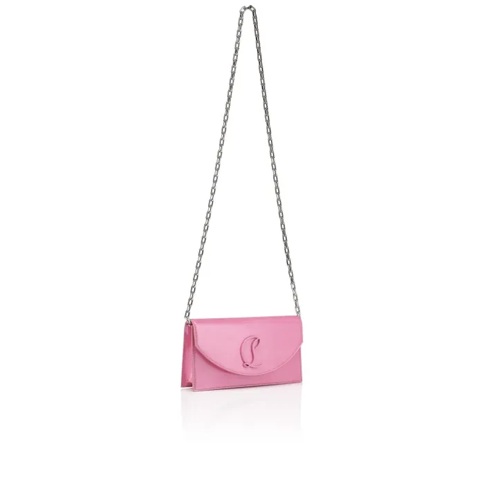 Christian Louboutin Shoulder Bags Women Loubi54 Clutch 8211 Iridescent Patent Leather 8211 Baby B