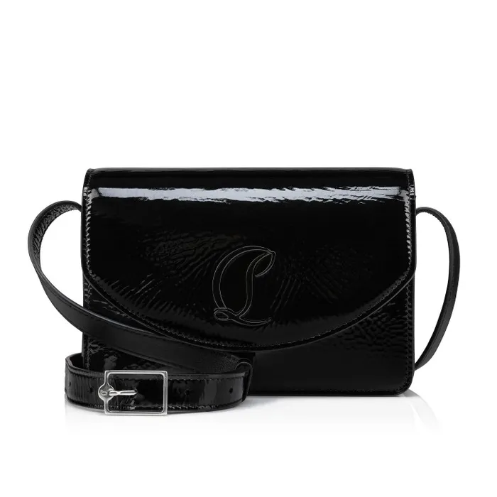 Christian Louboutin Shoulder Bags Women Loubi54 Crossbody Bag 8211 Vog Patent Leather 8211 Black