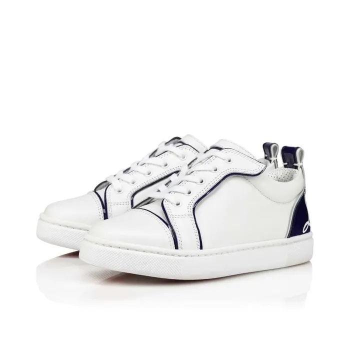 Christian Louboutin Sneakers Kids Funnyto Lowtop Sneakers 8211 Calf Leather 8211 Blue