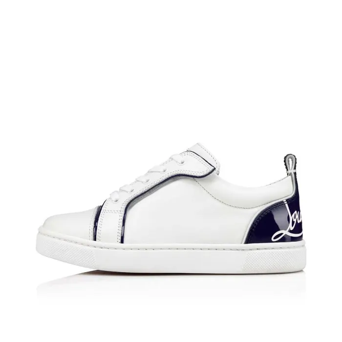 Christian Louboutin Sneakers Kids Funnyto Lowtop Sneakers 8211 Calf Leather 8211 Blue