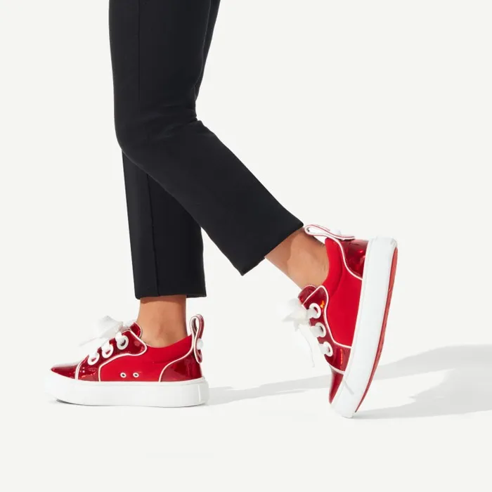 Christian Louboutin Sneakers Kids Toy Toy Lowtop Sneakers 8211 Patent Calf Psychic And Neoprene 8211 Loubi