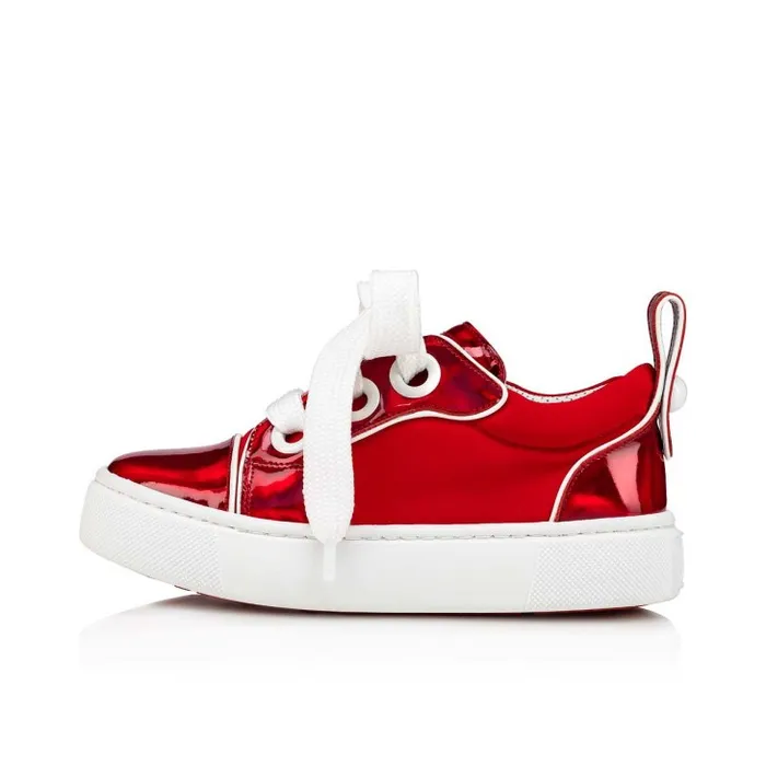 Christian Louboutin Sneakers Kids Toy Toy Lowtop Sneakers 8211 Patent Calf Psychic And Neoprene 8211 Loubi