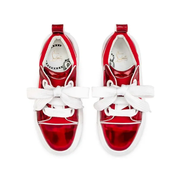 Christian Louboutin Sneakers Kids Toy Toy Lowtop Sneakers 8211 Patent Calf Psychic And Neoprene 8211 Loubi