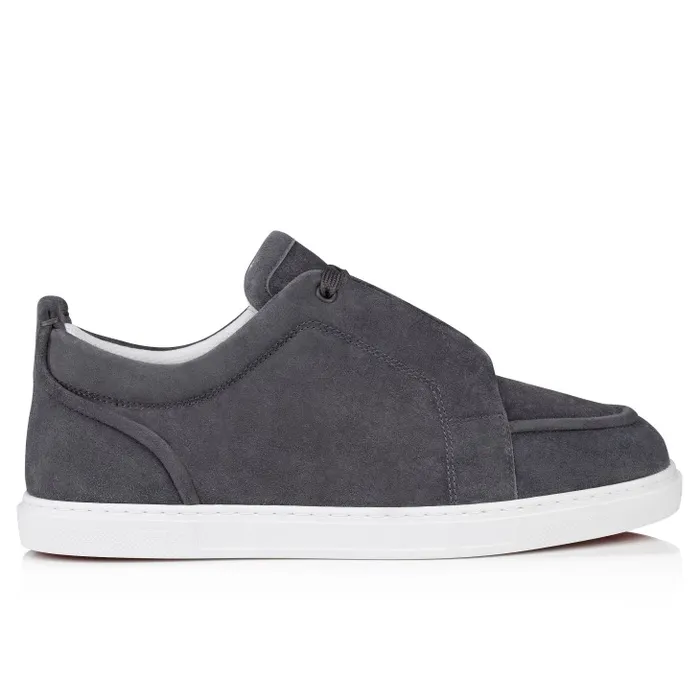 Christian Louboutin Sneakers Men Jimmy Sneakers 8211 Souple Veau Velours 8211 Smoky
