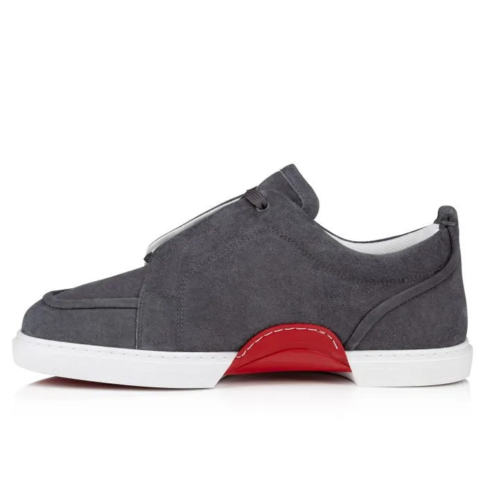 Christian Louboutin Sneakers Men Jimmy Sneakers 8211 Souple Veau Velours 8211 Smoky