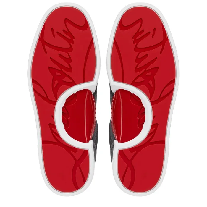 Christian Louboutin Sneakers Men Jimmy Sneakers 8211 Souple Veau Velours 8211 Smoky