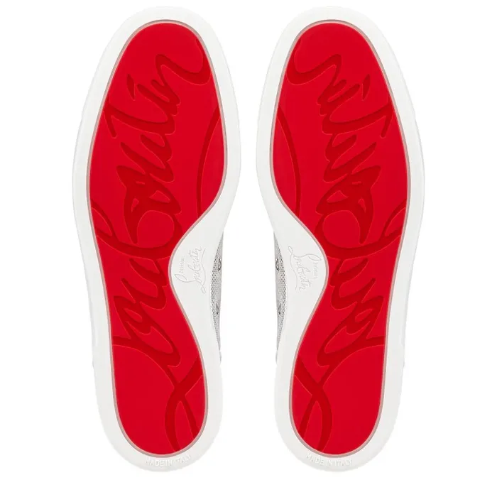 Christian Louboutin Sneakers Men Rantulow Sneakers 8211 Calf Leather Cotton And Veau Velours 8211 Navy