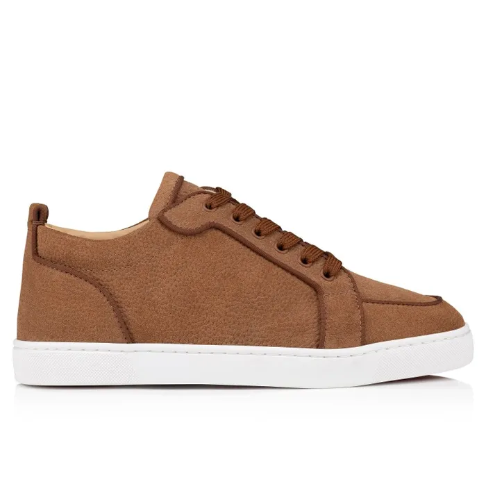 Christian Louboutin Sneakers Men Rantulow Sneakers 8211 Grained Calf Leather 8211 Cuoio