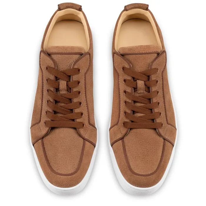 Christian Louboutin Sneakers Men Rantulow Sneakers 8211 Grained Calf Leather 8211 Cuoio