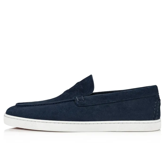 Christian Louboutin Sneakers Men Varsiboat Boat Shoes 8211 Leather 8211 Marine