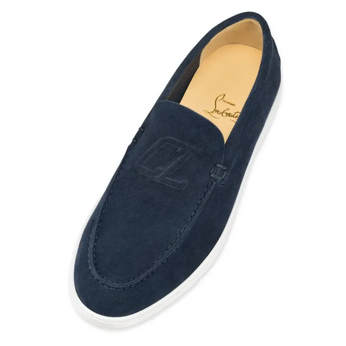 Christian Louboutin Sneakers Men Varsiboat Boat Shoes 8211 Leather 8211 Marine