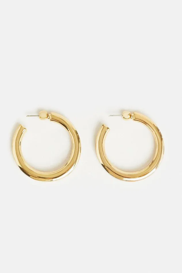 Chunky Hoops Gold Women Karen Millen Jewellery