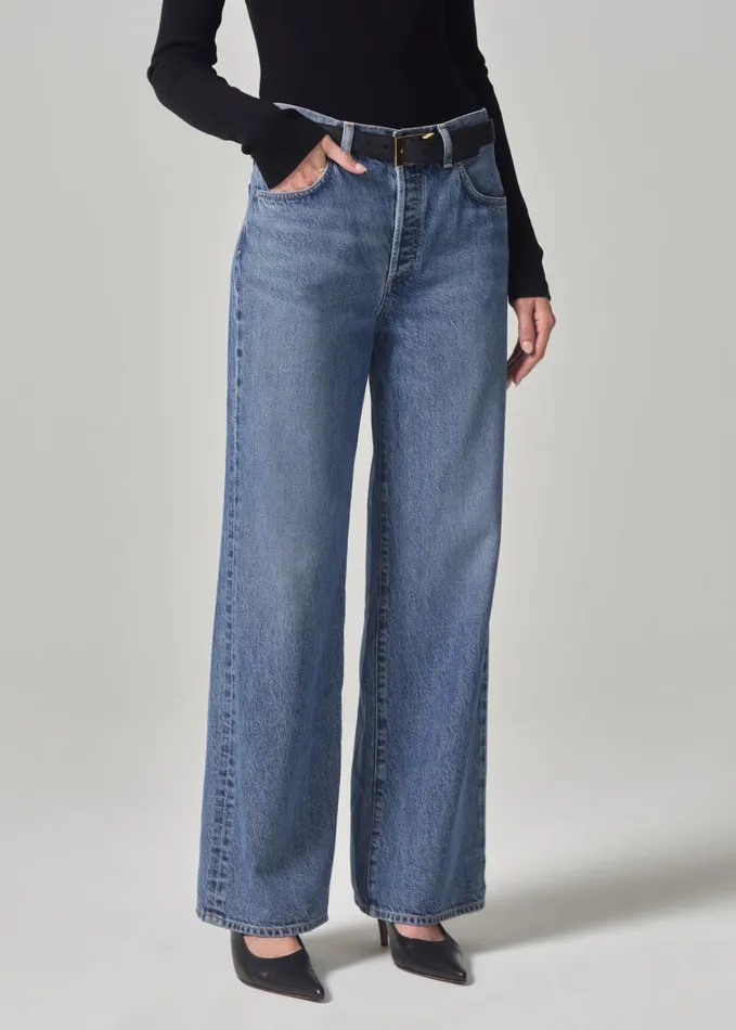 Citizens Of Humanity Annina High Rise Wide Leg 33034 In Siesta Women Jeans